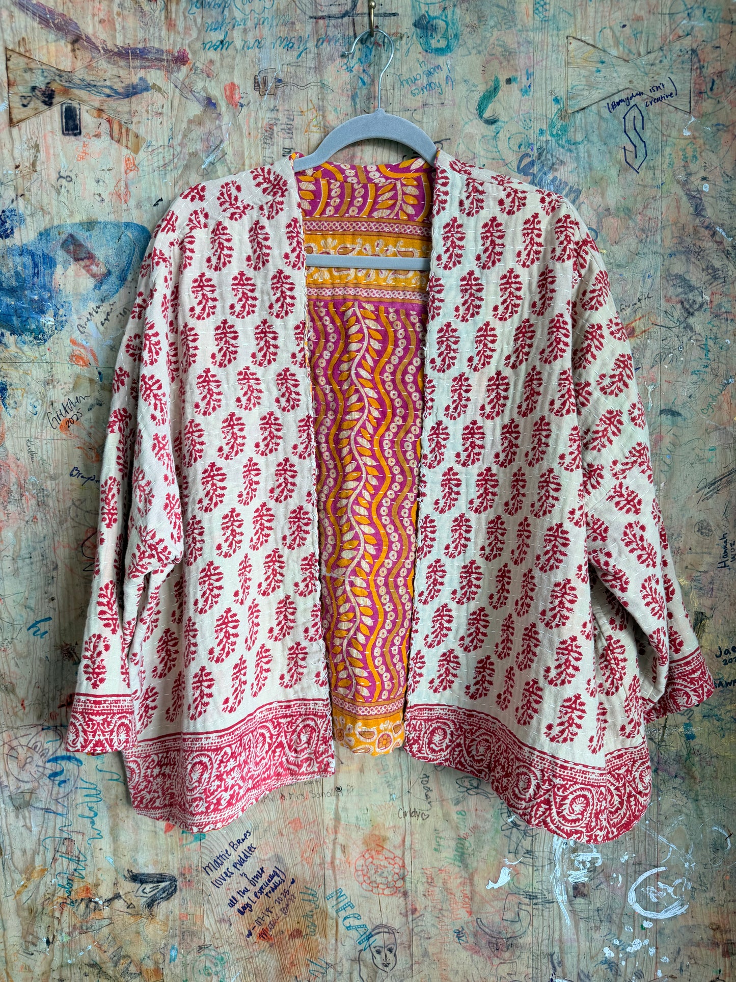 The Paisley Kantha Quilt Jacket
