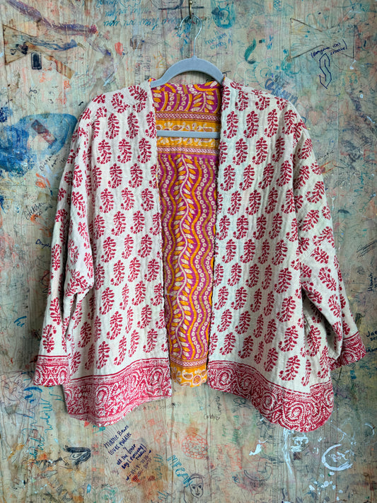 The Paisley Kantha Quilt Jacket